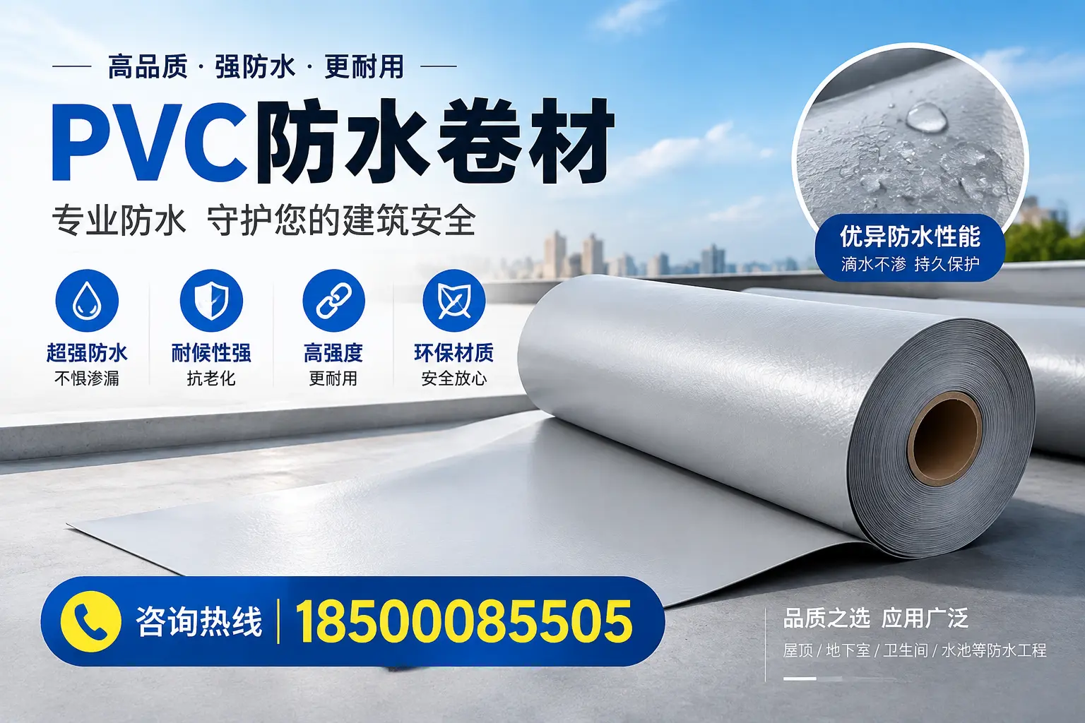 七台河地区pvc防水卷材的市场现状与发展趋势
